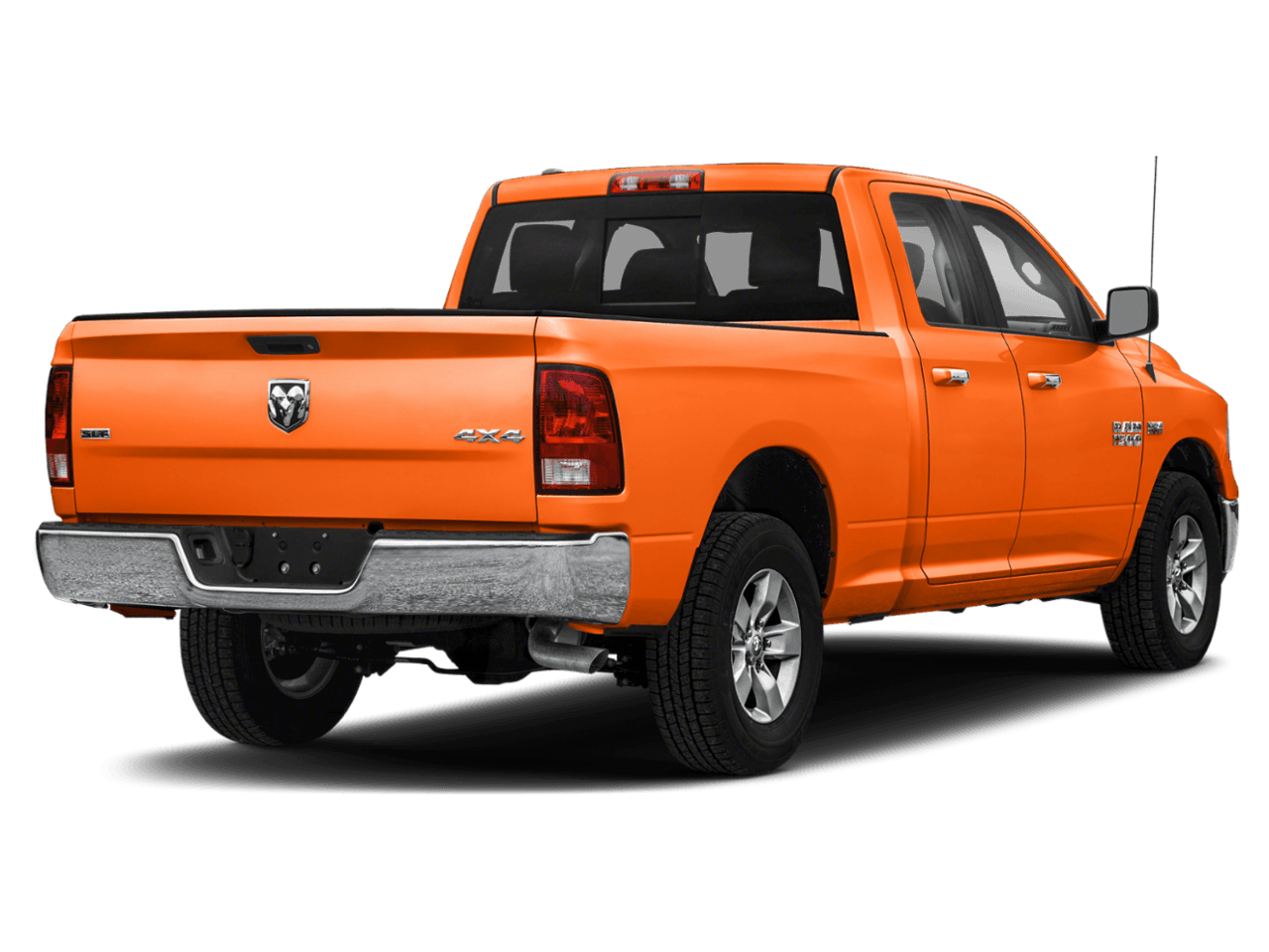 2018 Ram 1500 Big Horn - Rear 3/4, facing to the right