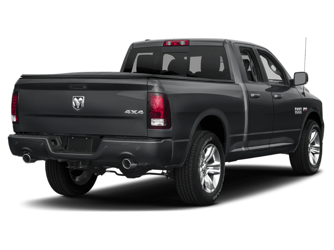 2018 Ram 1500 Sport - Rear 3/4, facing to the right