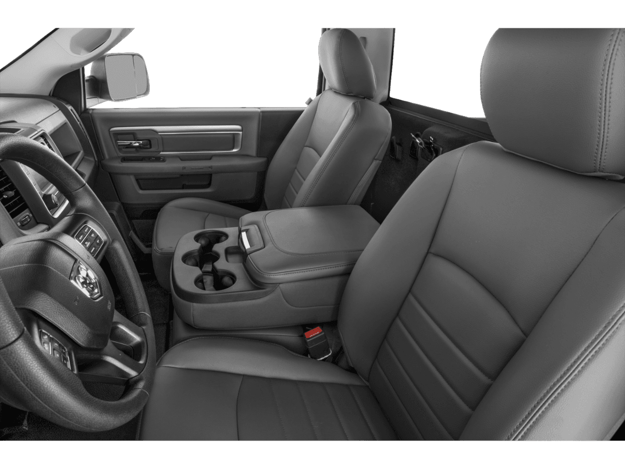 2018 Ram 1500 Tradesman - Interior Driver's Side with Door Open, Front Seat Feature