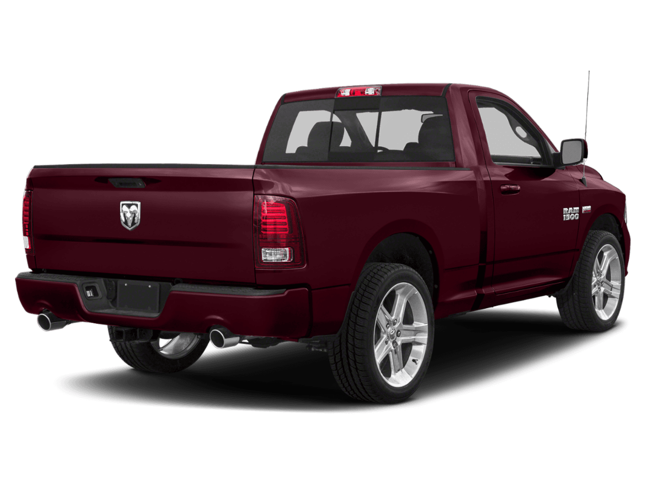 2018 Ram 1500 Sport - Rear 3/4, facing to the right