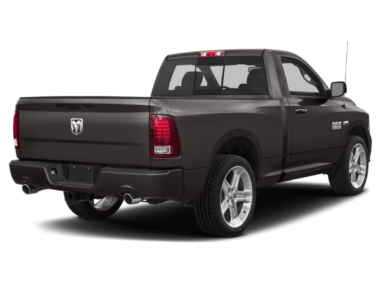 2018 Ram 1500 Night - Rear 3/4, facing to the right