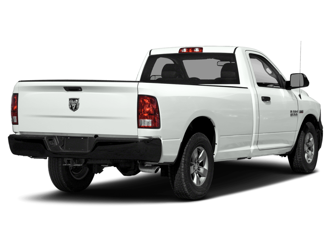 2018 Ram 1500 Big Horn - Rear 3/4, facing to the right
