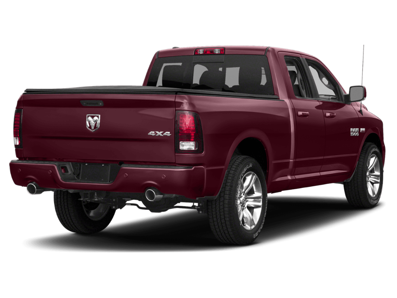 2018 Ram 1500 Night - Rear 3/4, facing to the right