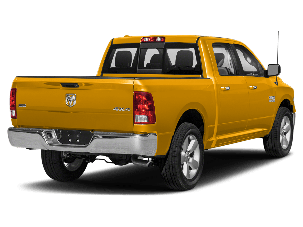 2018 Ram 1500 Big Horn - Rear 3/4, facing to the right