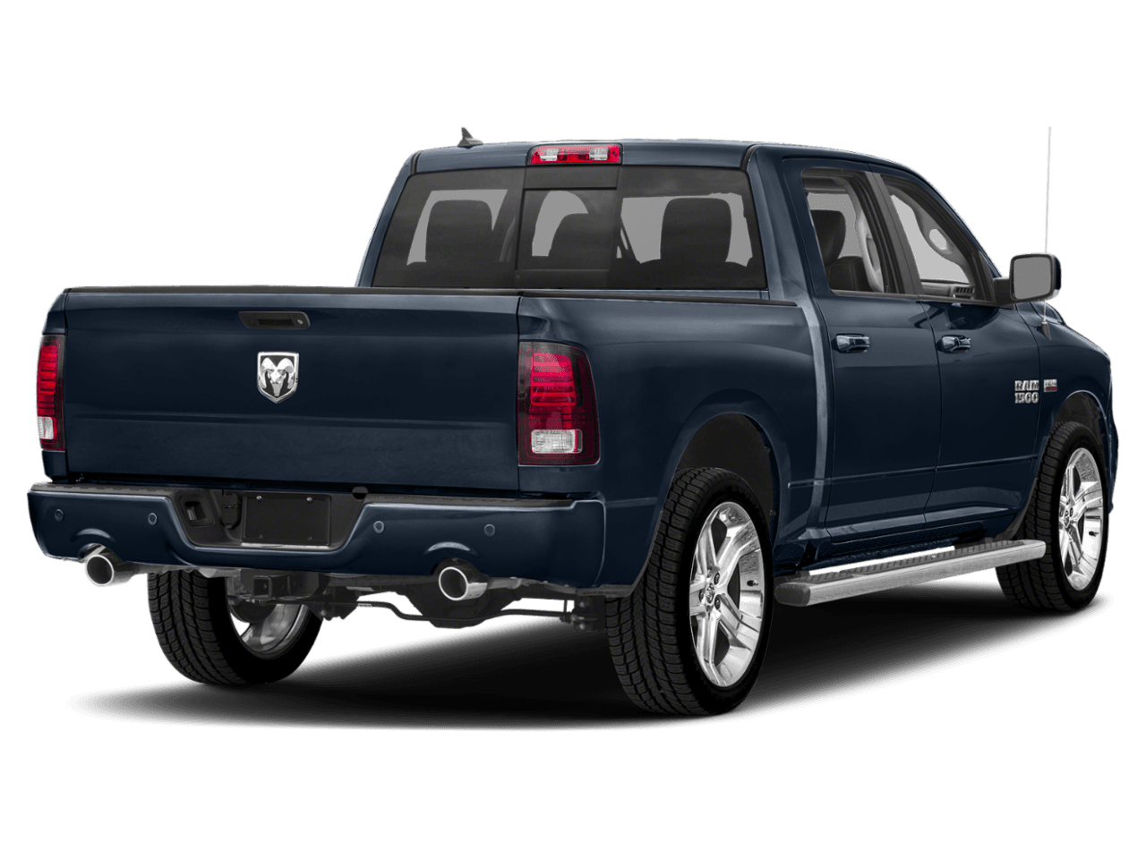 2018 Ram 1500 Sport - Rear 3/4, facing to the right