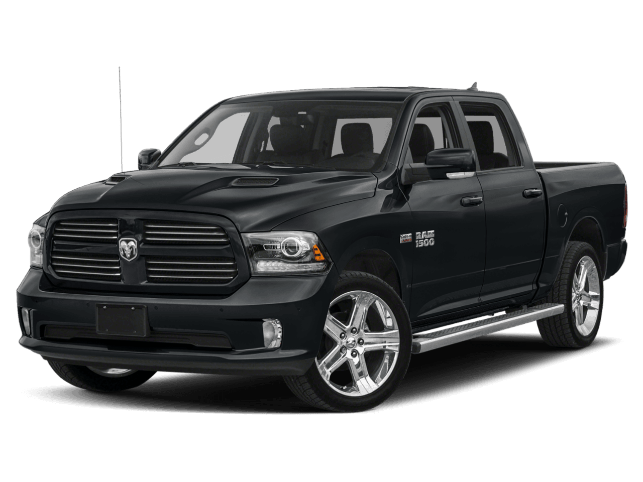 2018 Ram 1500 Night - Front 3/4, facing to the left