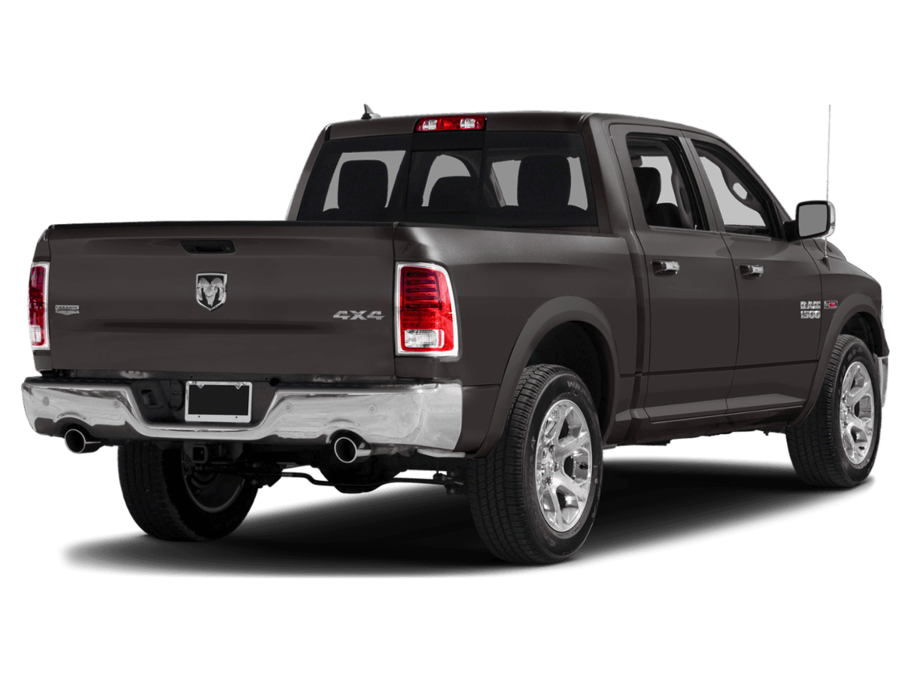 2018 Ram 1500 Laramie - Rear 3/4, facing to the right