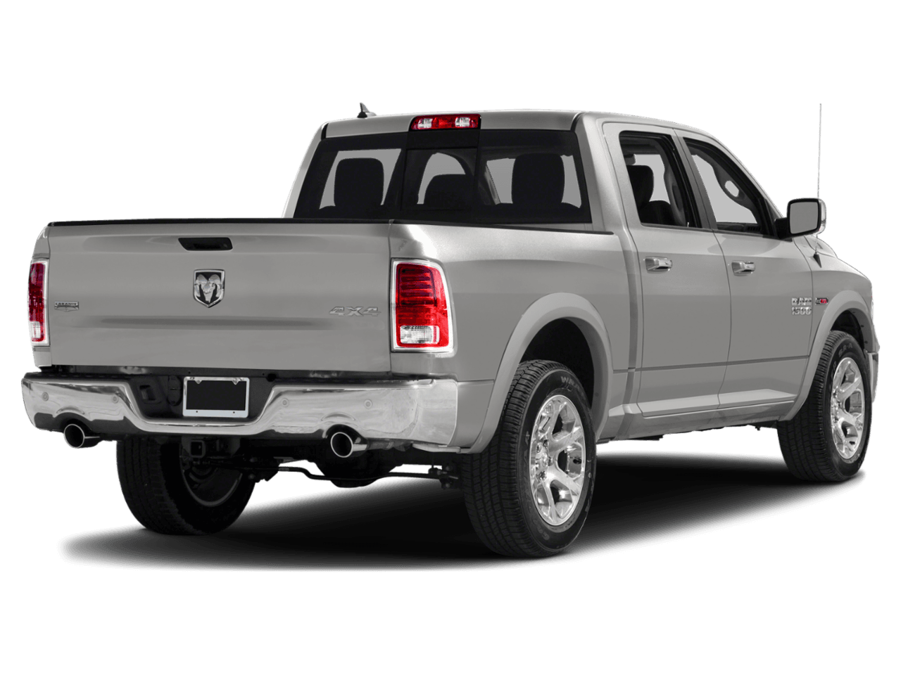 2018 Ram 1500 Laramie - Rear 3/4, facing to the right