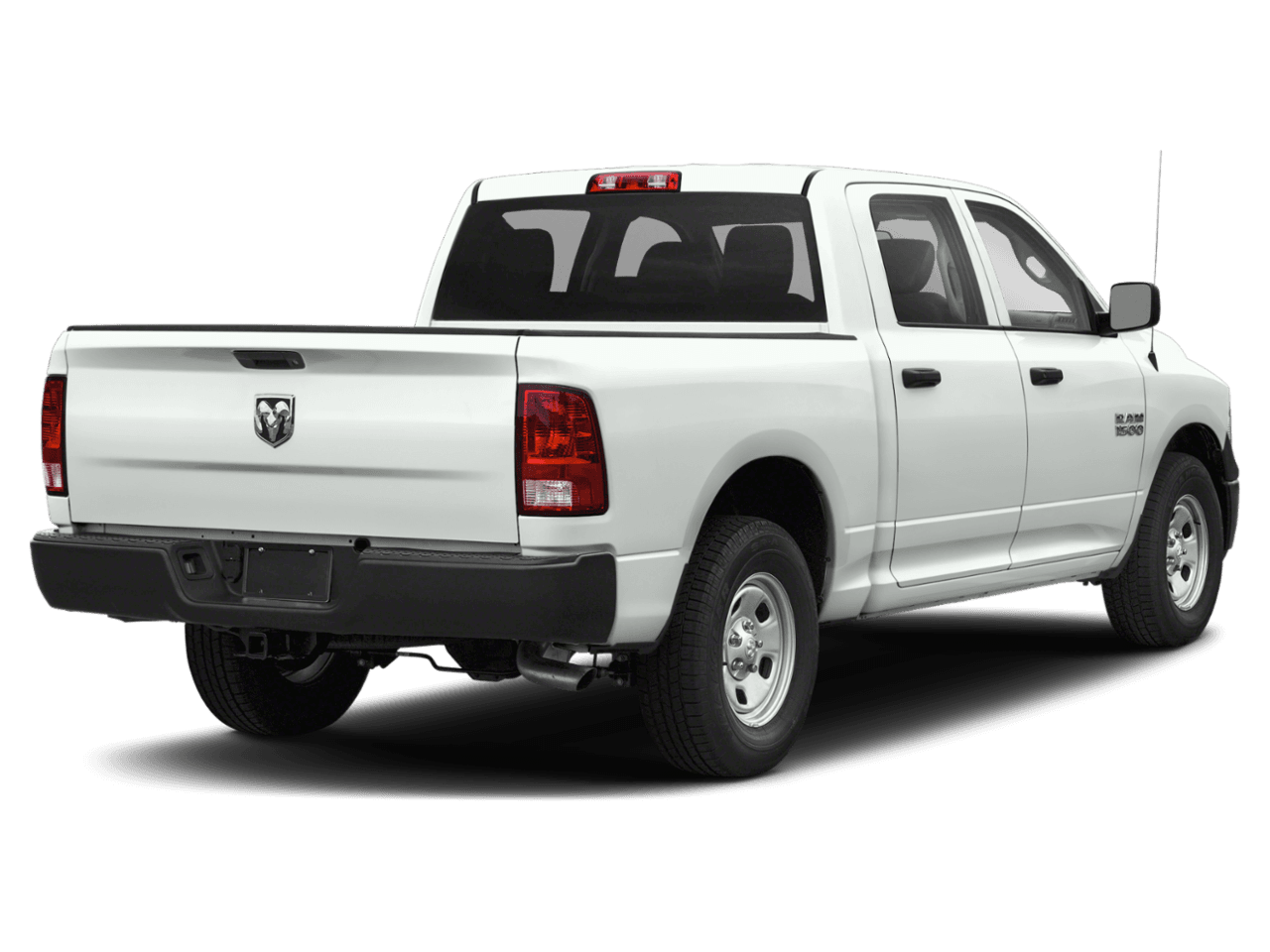 2018 Ram 1500 Tradesman - Rear 3/4, facing to the right