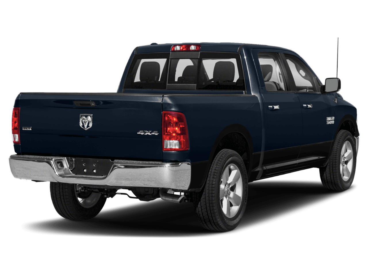 2018 Ram 1500 Big Horn - Rear 3/4, facing to the right