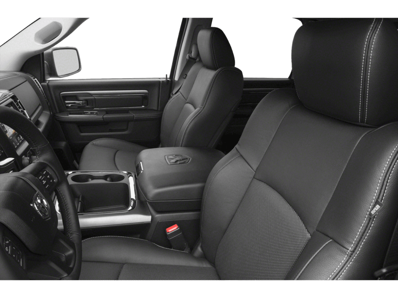 2018 Ram 1500 Lone Star Silver - Interior Driver's Side with Door Open, Front Seat Feature