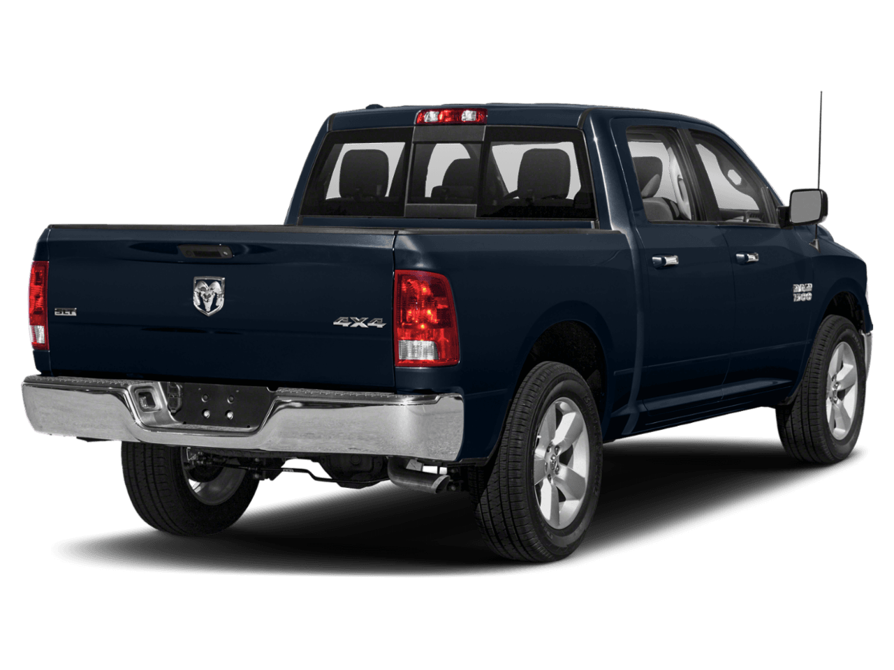 2018 Ram 1500 Lone Star Silver - Rear 3/4, facing to the right