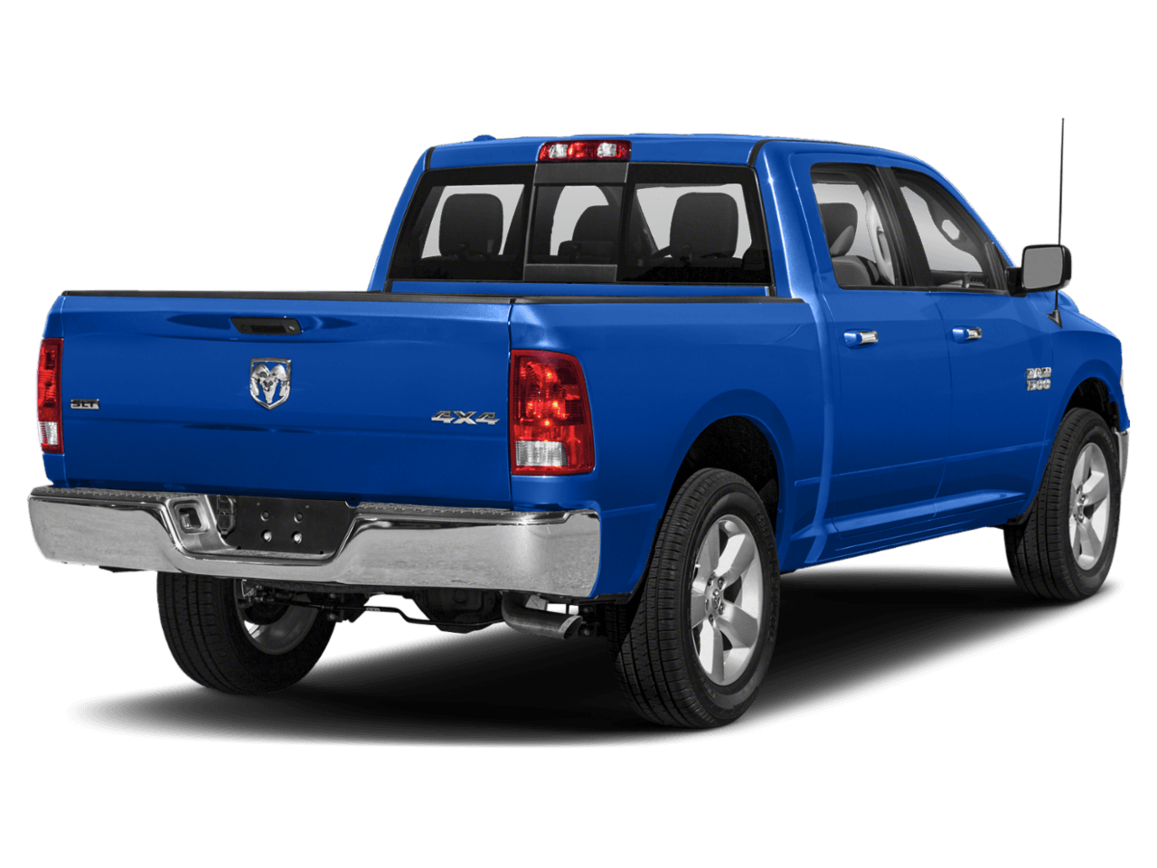 2018 Ram 1500 Lone Star Silver - Rear 3/4, facing to the right