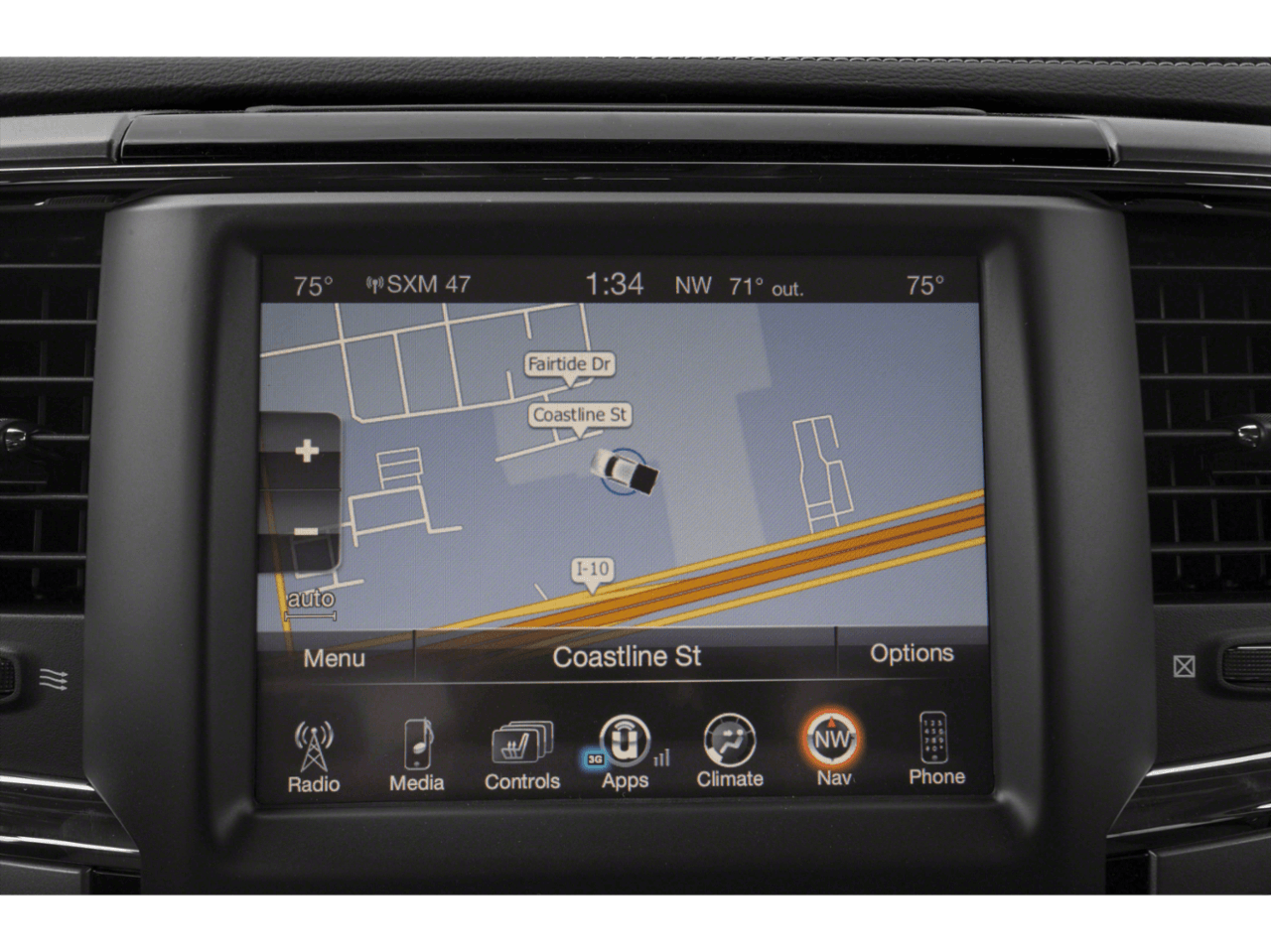 2018 Ram 1500 Sport - Interior Navigation System