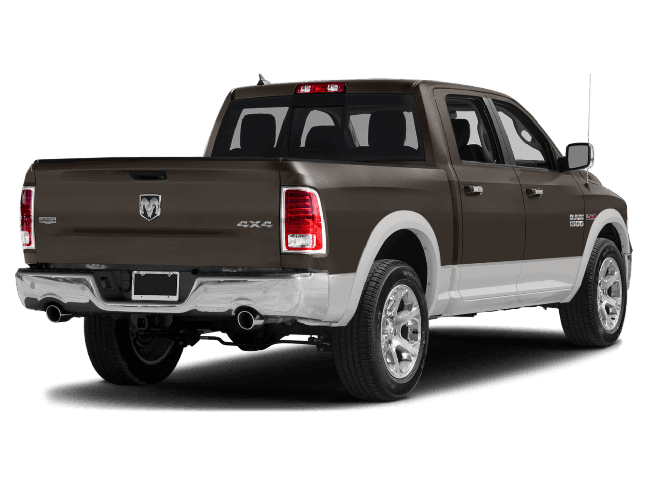 2018 Ram 1500 Laramie - Rear 3/4, facing to the right