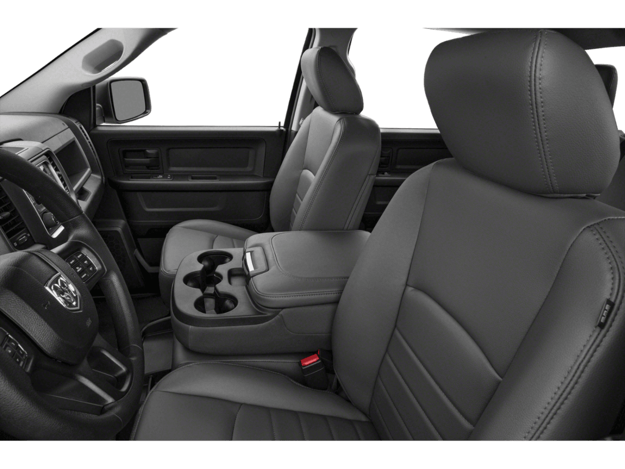 2018 Ram 1500 Tradesman - Interior Driver's Side with Door Open, Front Seat Feature