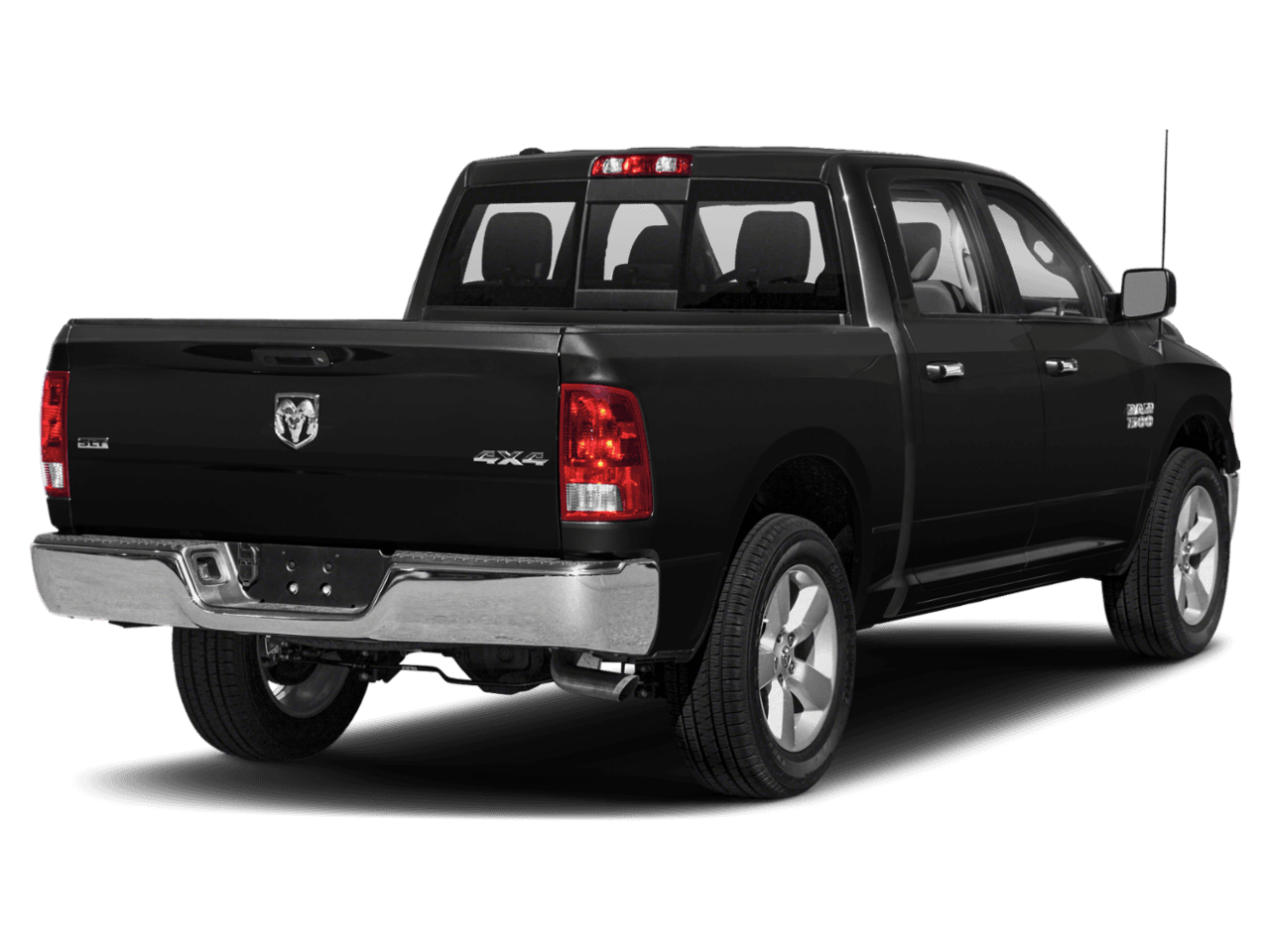 2018 Ram 1500 Big Horn - Rear 3/4, facing to the right