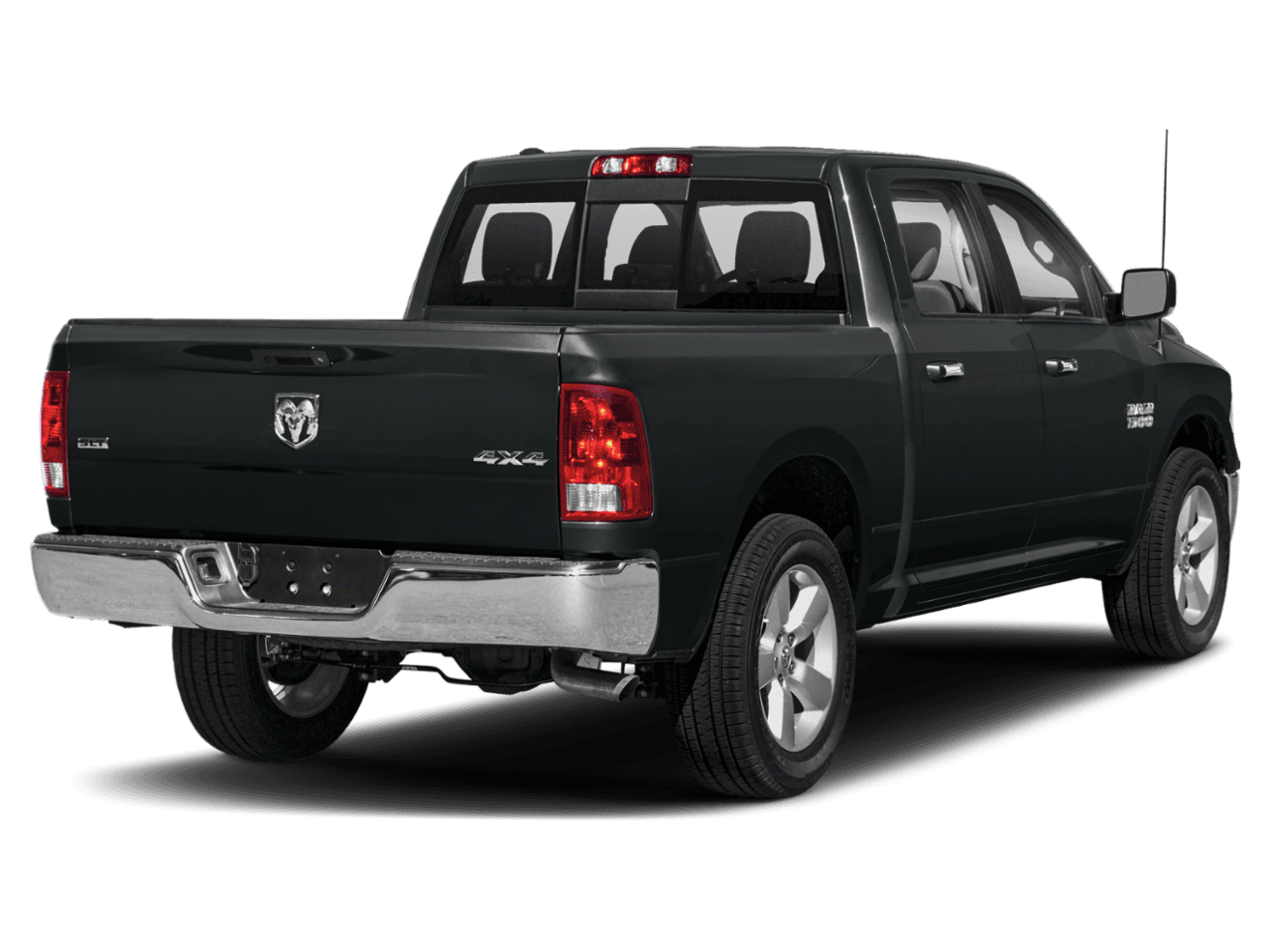 2018 Ram 1500 Big Horn - Rear 3/4, facing to the right