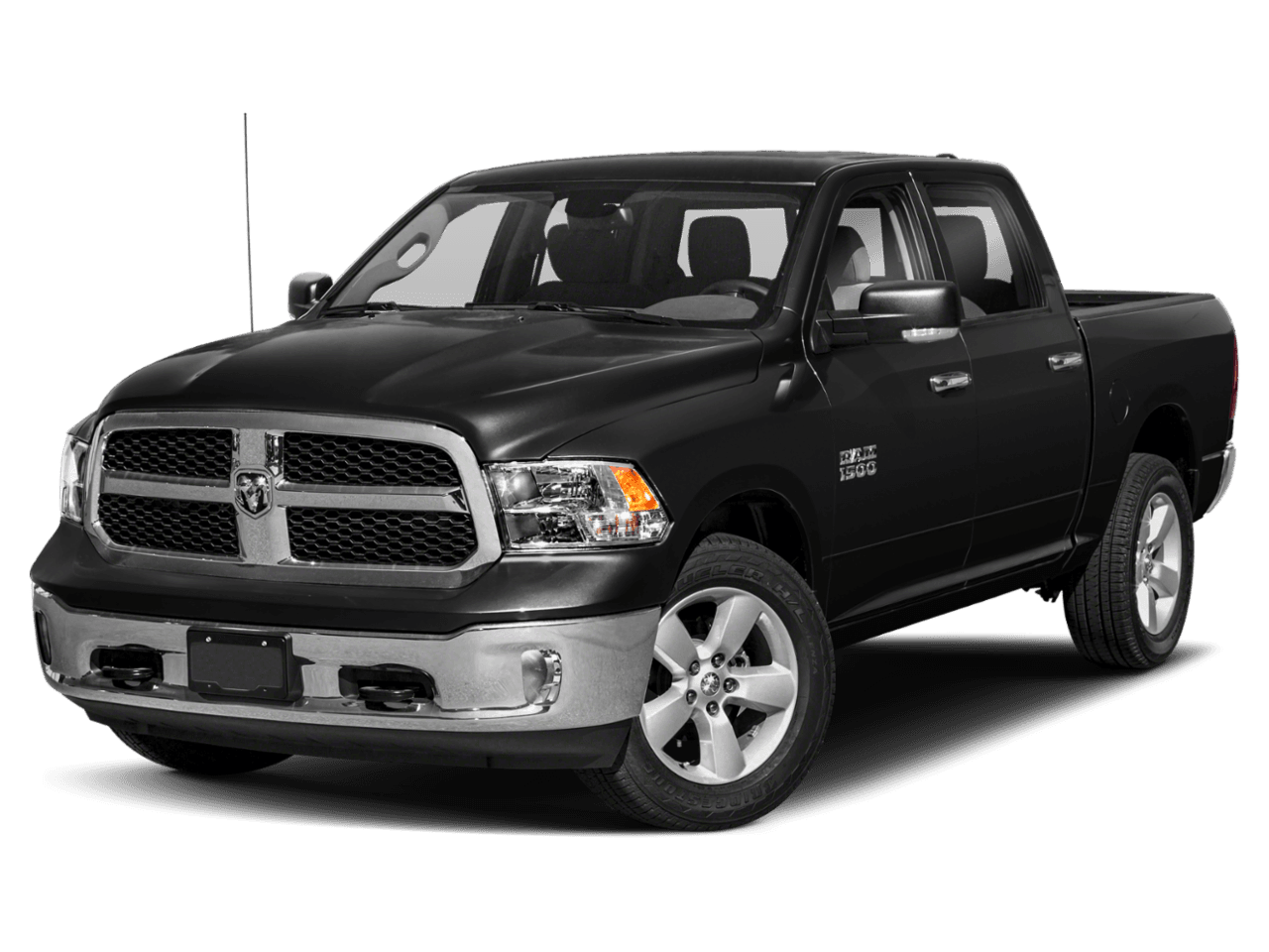 2018 Ram 1500 Lone Star Silver - Front 3/4, facing to the left