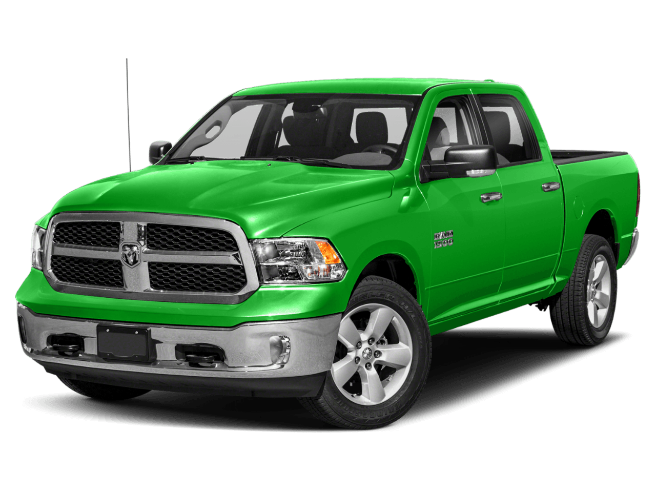 2018 Ram 1500 Lone Star Silver - Front 3/4, facing to the left