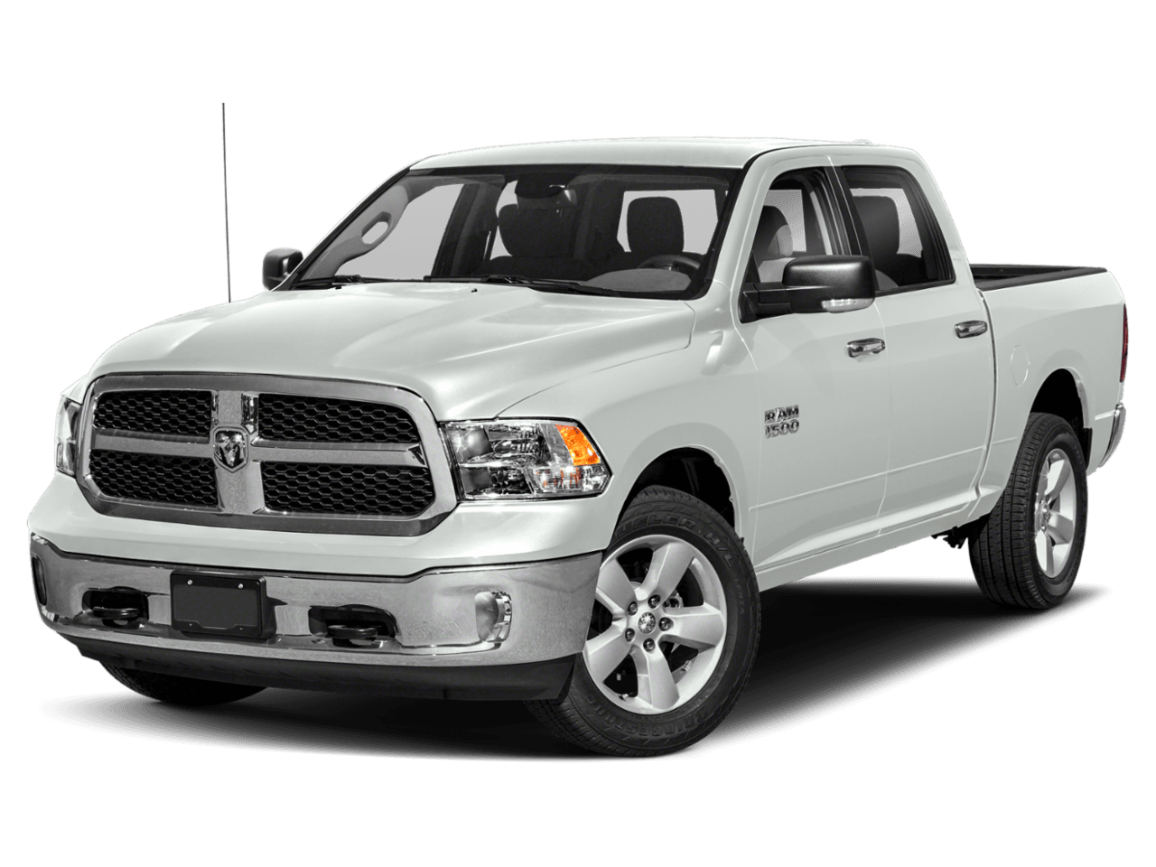 2018 Ram 1500 Lone Star Silver - Front 3/4, facing to the left