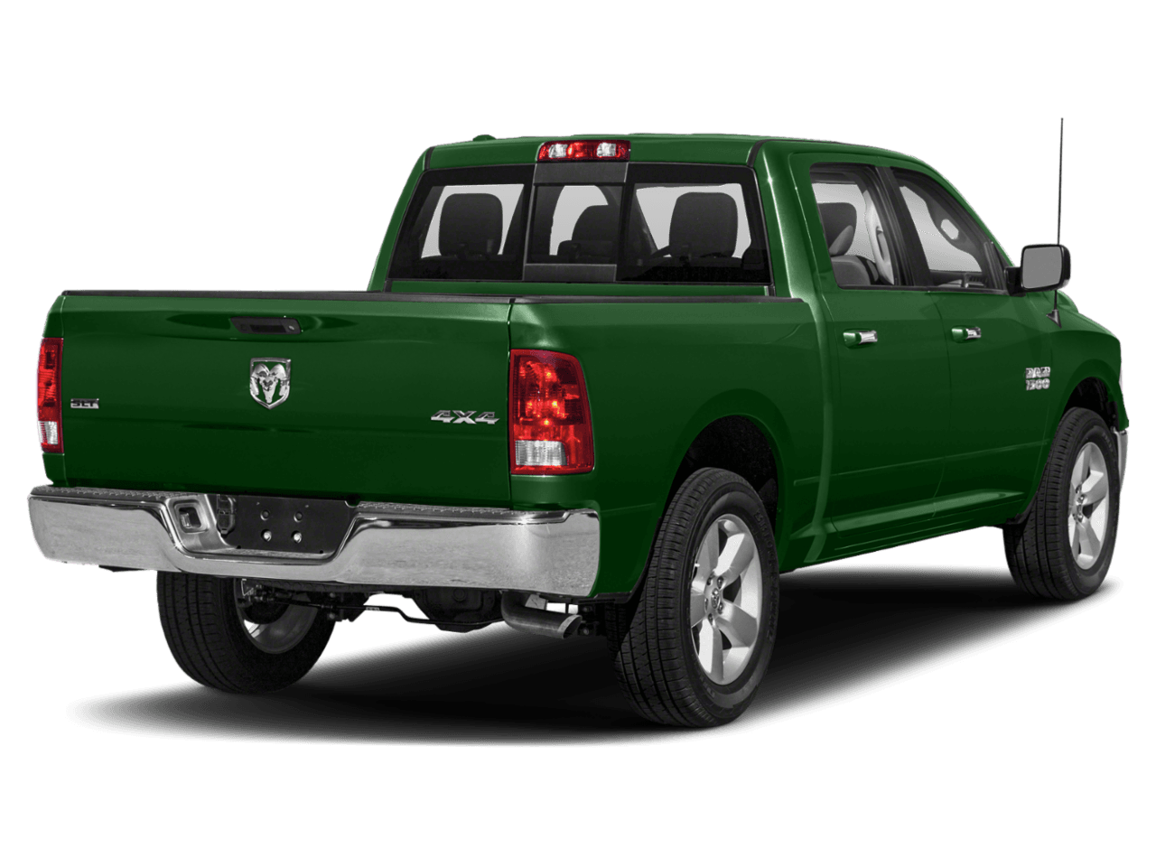 2018 Ram 1500 Lone Star Silver - Rear 3/4, facing to the right