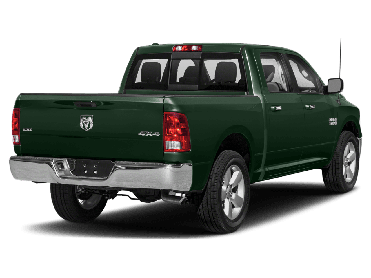 2018 Ram 1500 Lone Star Silver - Rear 3/4, facing to the right