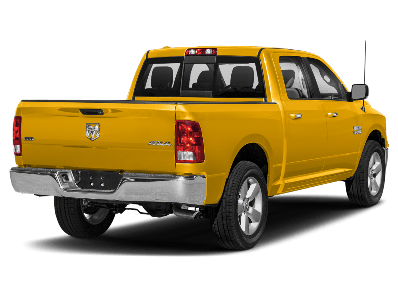 2018 Ram 1500 Lone Star Silver - Rear 3/4, facing to the right