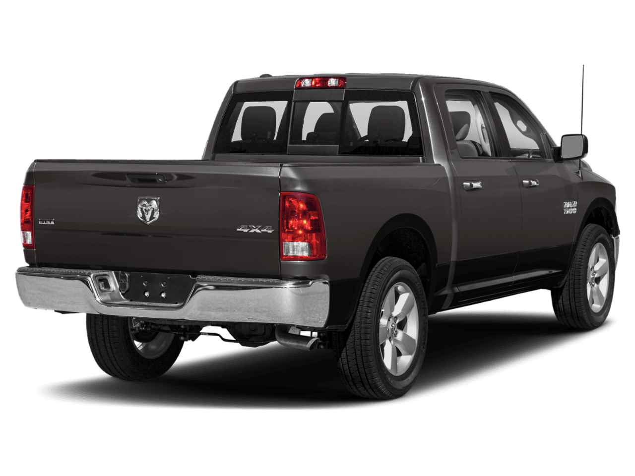 2018 Ram 1500 Big Horn - Rear 3/4, facing to the right