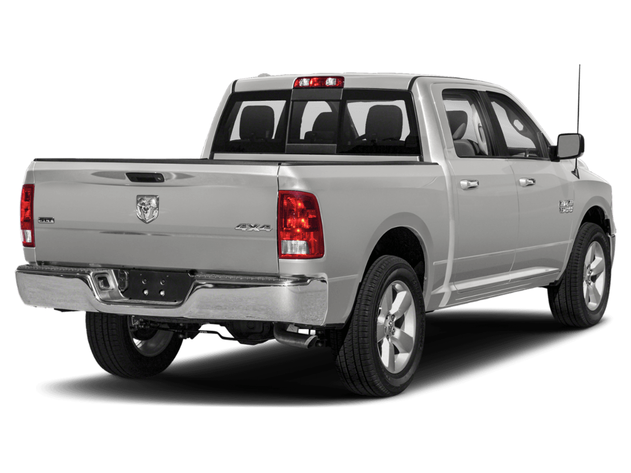 2018 Ram 1500 Big Horn - Rear 3/4, facing to the right