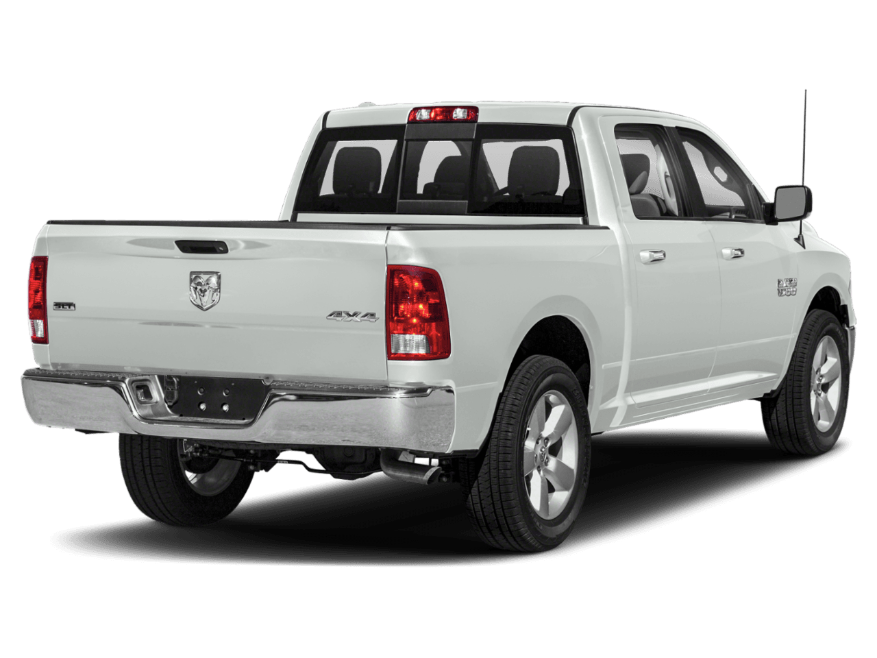 2018 Ram 1500 Big Horn - Rear 3/4, facing to the right