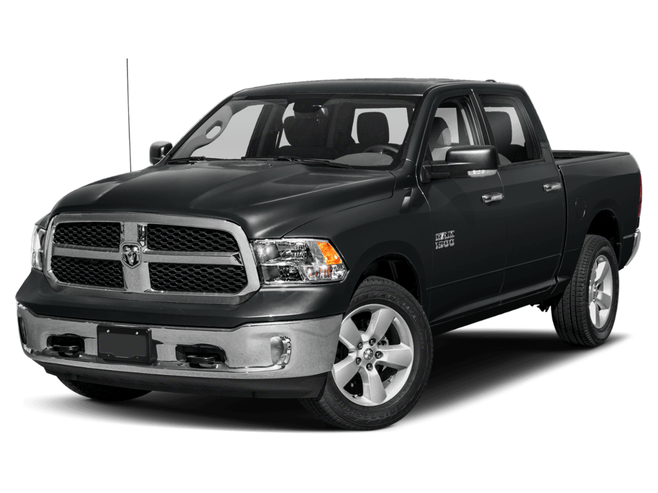 2018 Ram 1500 Lone Star Silver - Front 3/4, facing to the left