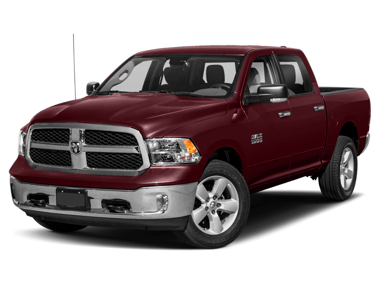 2018 Ram 1500 Lone Star Silver - Front 3/4, facing to the left