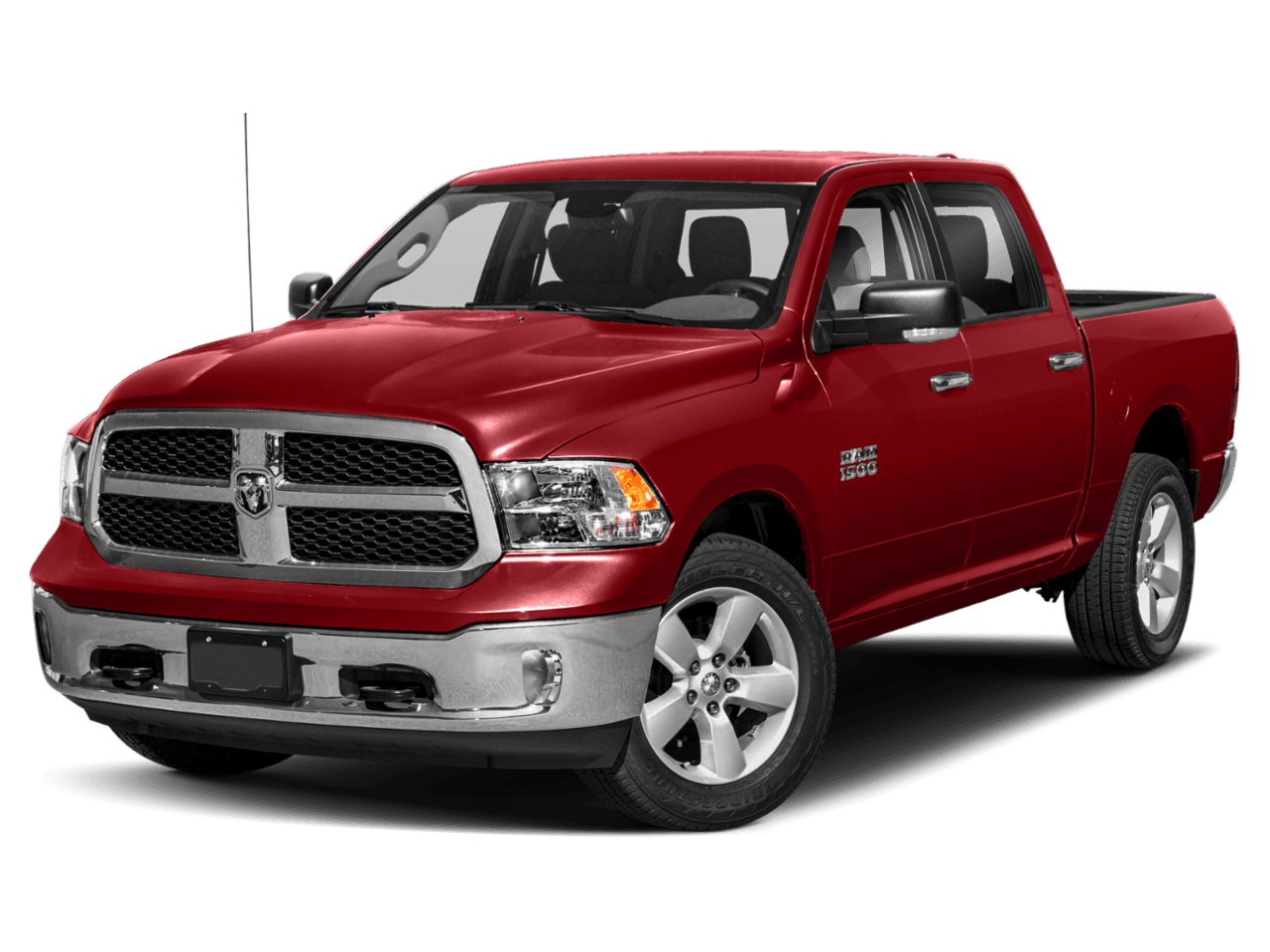 2018 Ram 1500 Lone Star Silver - Front 3/4, facing to the left