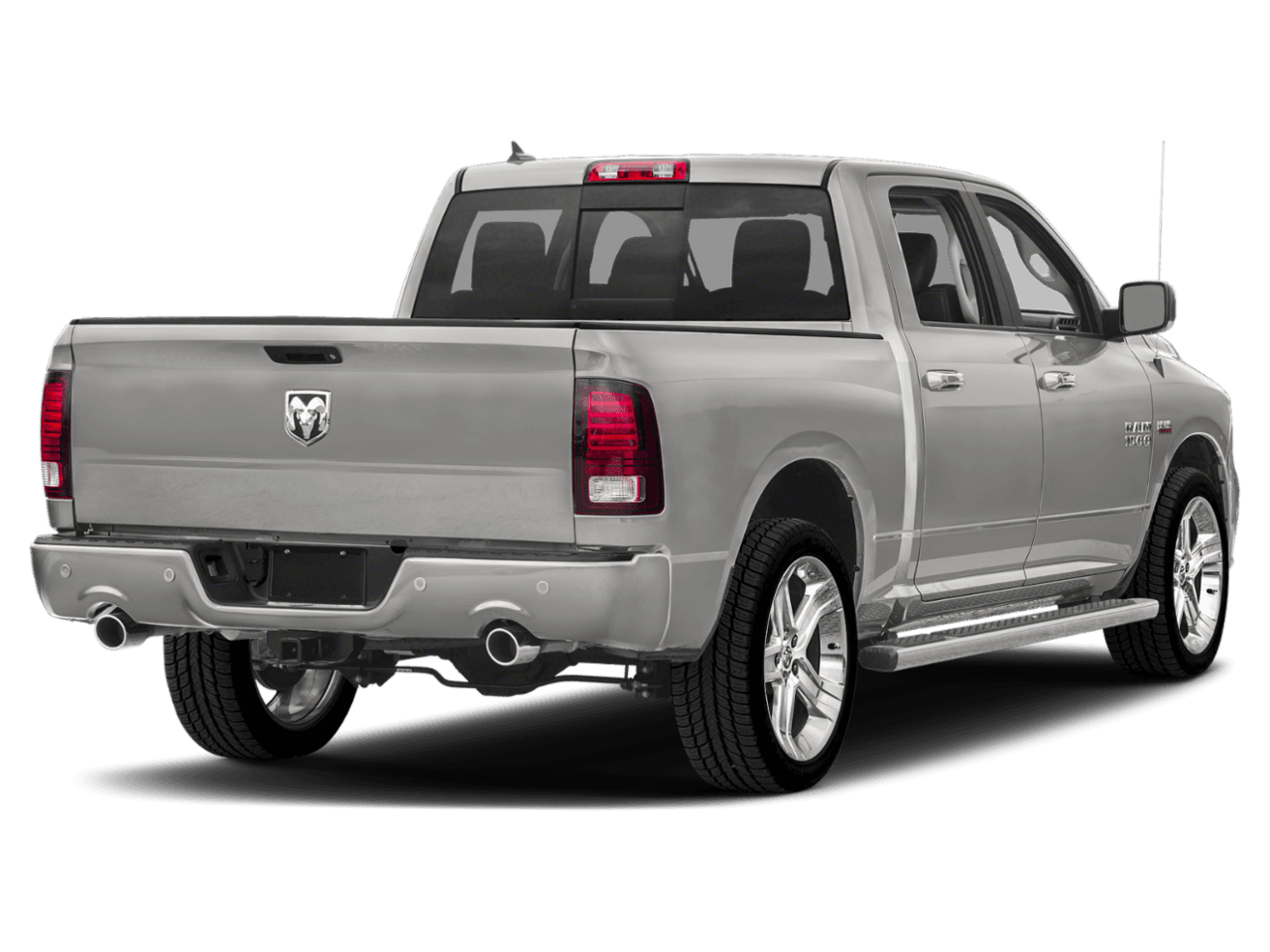 2018 Ram 1500 Sport - Rear 3/4, facing to the right