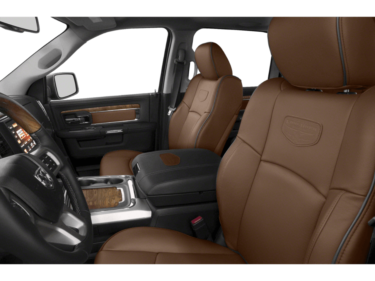 2018 Ram 1500 Longhorn - Interior Driver's Side with Door Open, Front Seat Feature