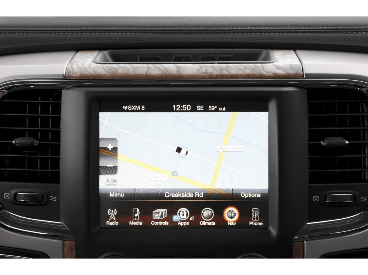 2018 Ram 1500 Longhorn - Interior Navigation System