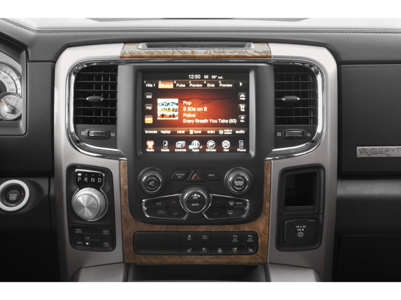 2018 Ram 1500 Longhorn - Interior Stereo System