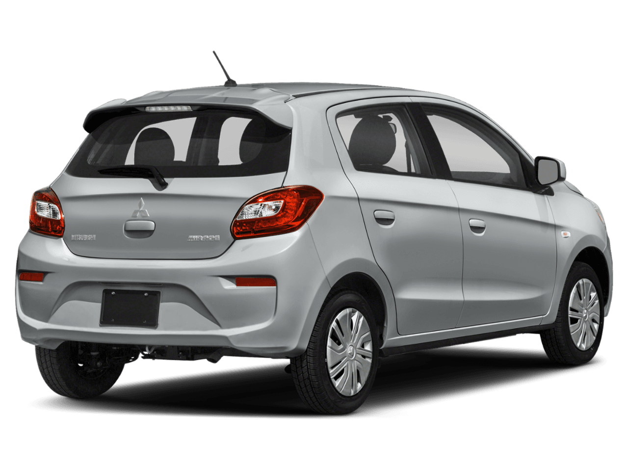 2018 Mitsubishi Mirage GT - Rear 3/4, facing to the right