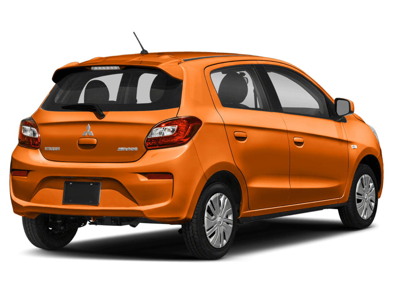 2018 Mitsubishi Mirage GT - Rear 3/4, facing to the right