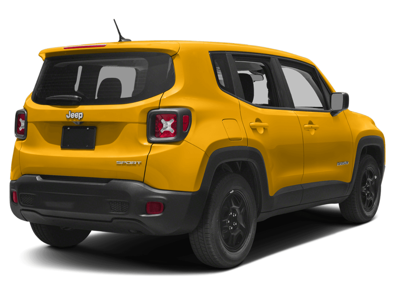 2018 Jeep Renegade Sport - Rear 3/4, facing to the right