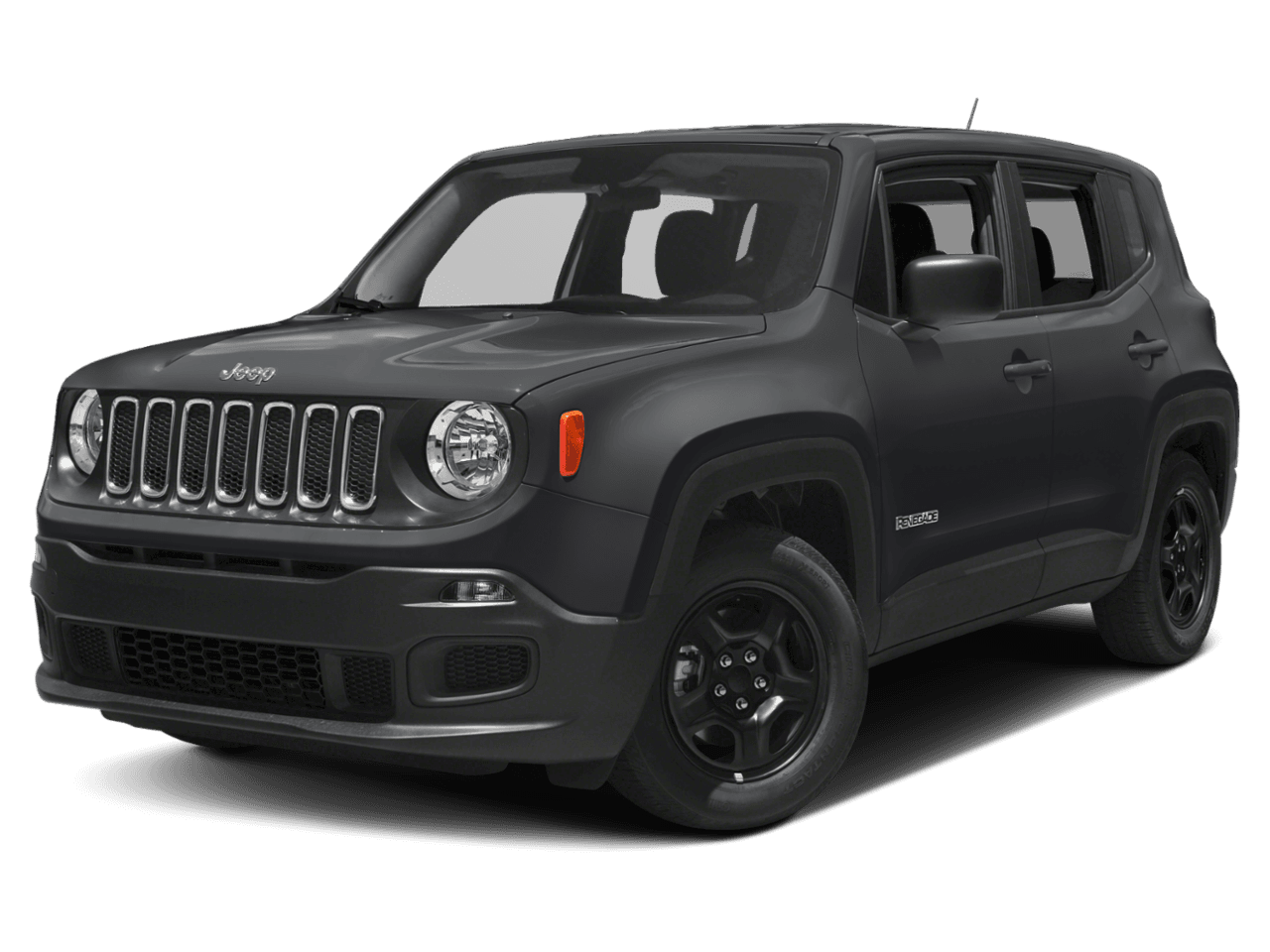 2018 Jeep Renegade Latitude - Front 3/4, facing to the left