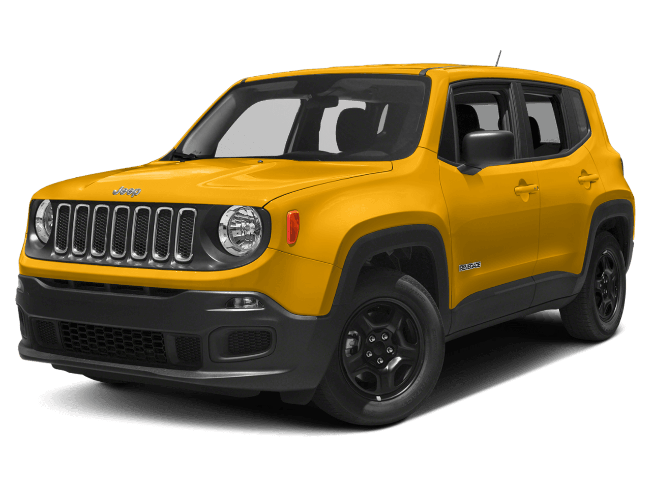 2018 Jeep Renegade Latitude - Front 3/4, facing to the left