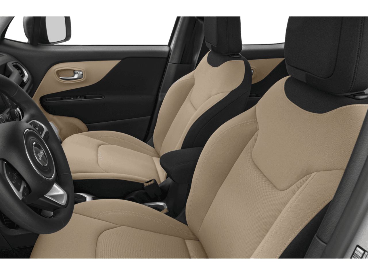 2018 Jeep Renegade Altitude - Interior Driver's Side with Door Open, Front Seat Feature