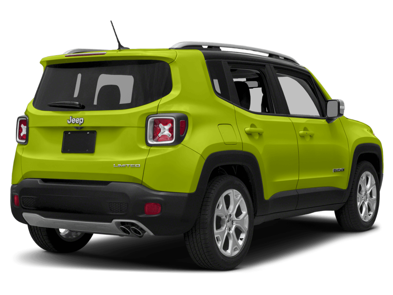 2018 Jeep Renegade Limited - Rear 3/4, facing to the right