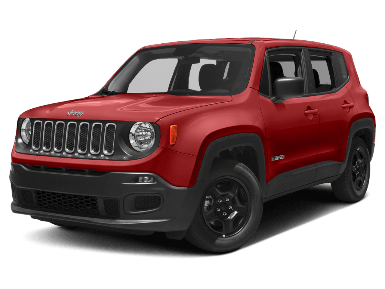 2018 Jeep Renegade Latitude - Front 3/4, facing to the left