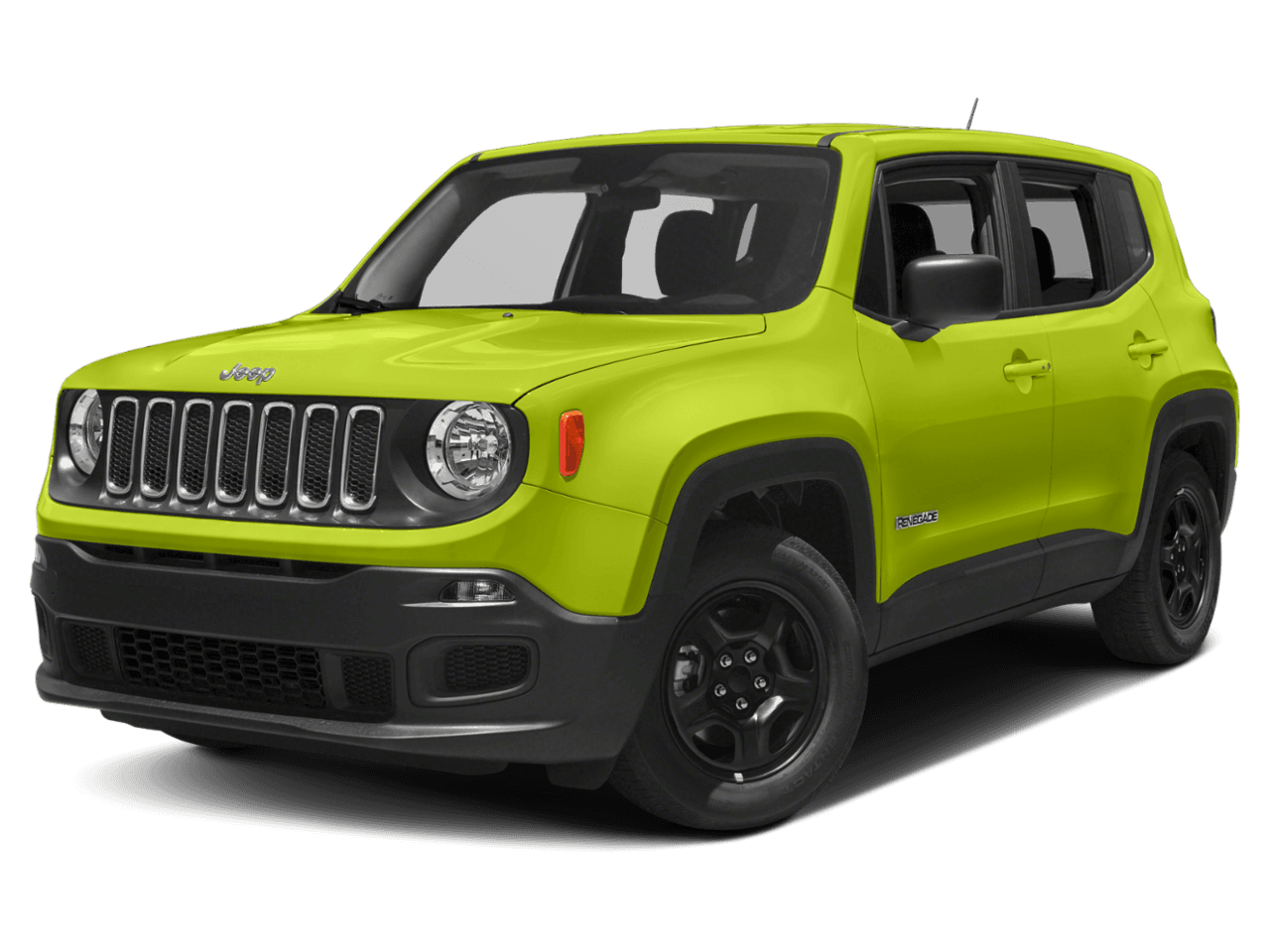 2018 Jeep Renegade Latitude - Front 3/4, facing to the left