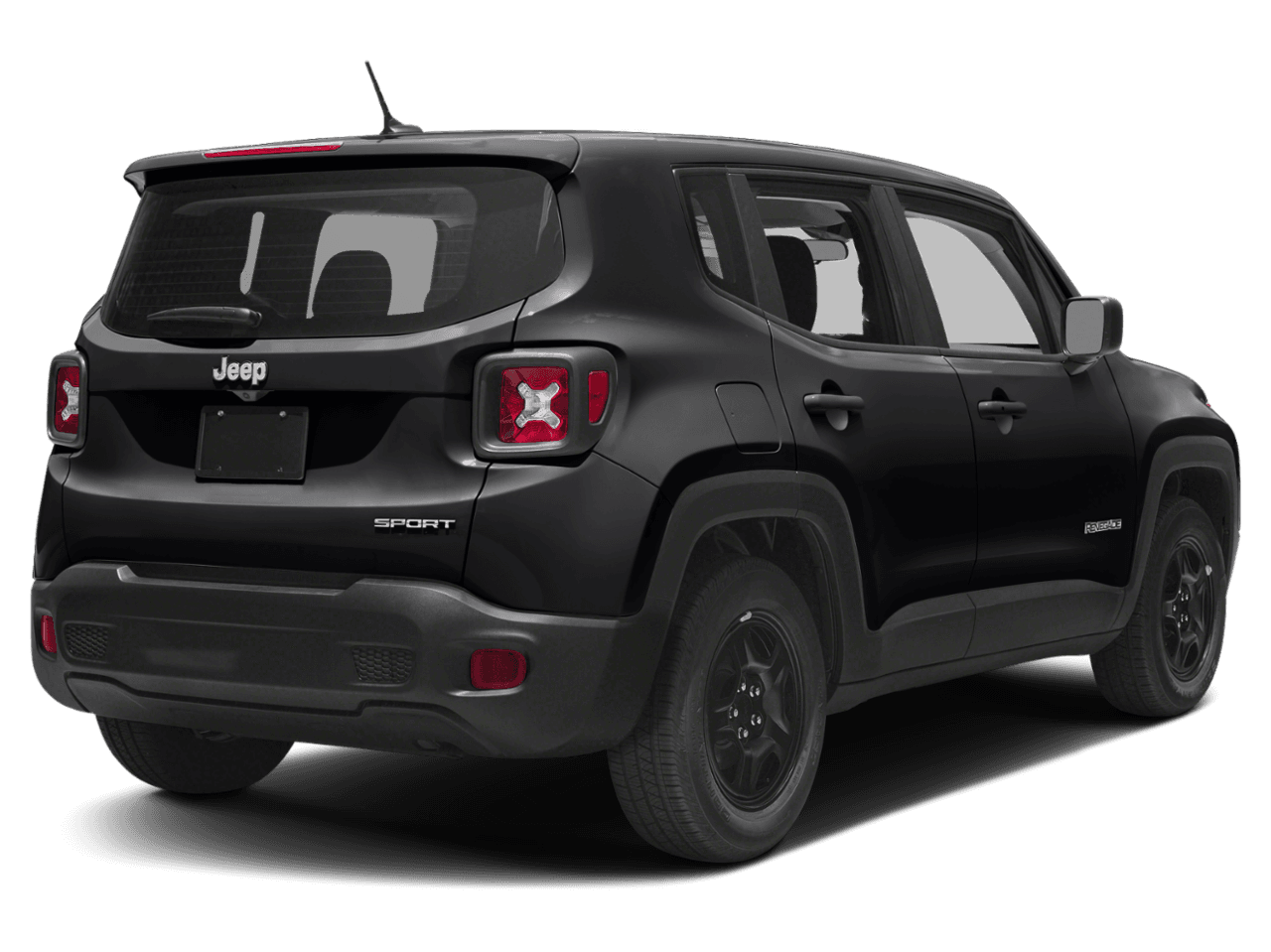 2018 Jeep Renegade Latitude - Rear 3/4, facing to the right