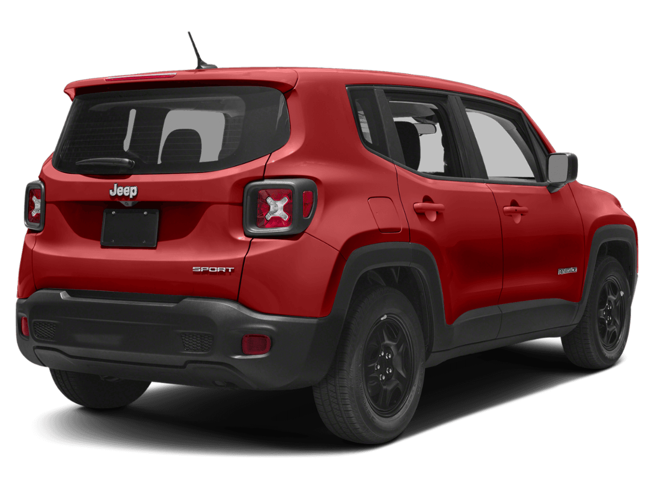 2018 Jeep Renegade Latitude - Rear 3/4, facing to the right