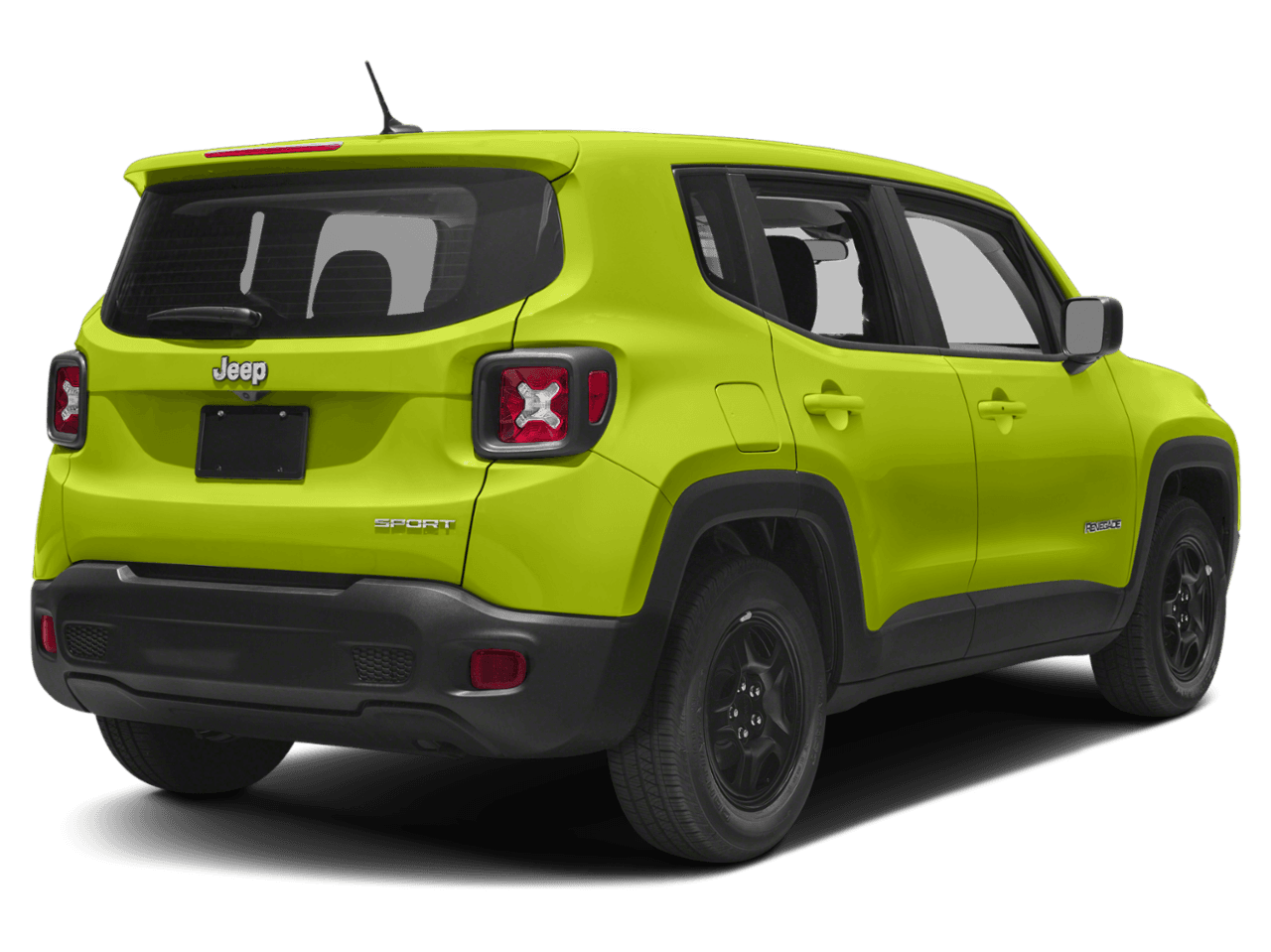 2018 Jeep Renegade Latitude - Rear 3/4, facing to the right